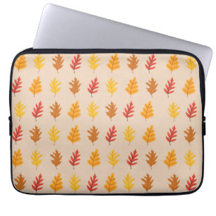 Herfst eikenbladeren laptop sleeve
