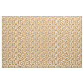 Herfst eikenbladeren op gebroken wit stof (Yard (91,4 cm))