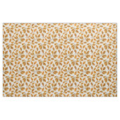Herfst eikenbladeren op gebroken wit stof (Fat Quarter)