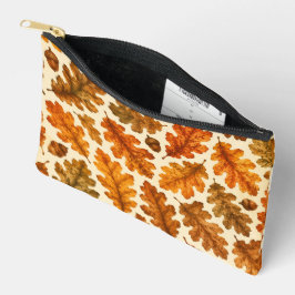 Herfst Eikenbladeren Patroon | Knus Natuur Estheti Etui