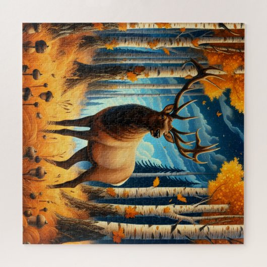 Herfst Eland Puzzel (Horizontaal)