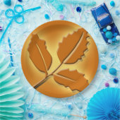  herfst elastisch design met twitteraars papieren bordje (Feest)