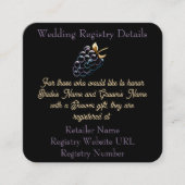 Herfst Elegance Blackberry & Blooms Vrijgezellenfe Informatiekaartje (Voorkant)