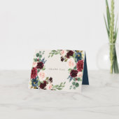 Herfst Elegance Dank u kaart (Voorkant)