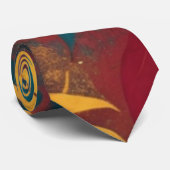 Herfst Elegance Herfst Levendige Bladeren Stropdas (Opgerold)