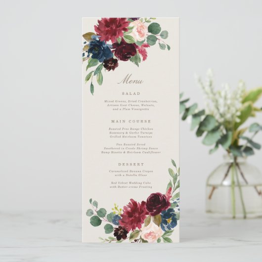 Herfst Elegance Menu (Staand voorkant)