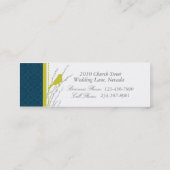 Herfst Elegance Skinny Visitekaartje (Achterkant)