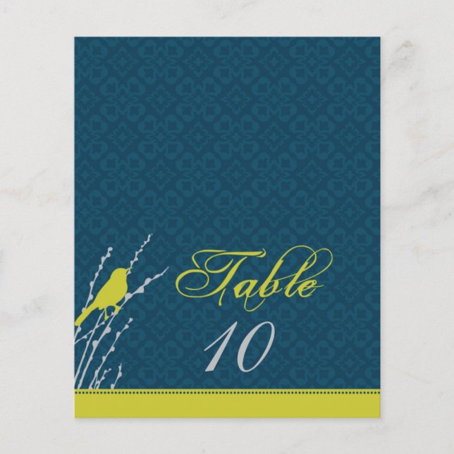 Herfst Elegance Tabel Kaart 2 (Voorkant)