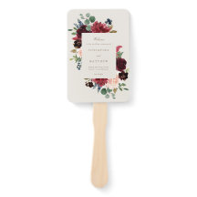 Herfst Elegance Trouwprogramma Fan