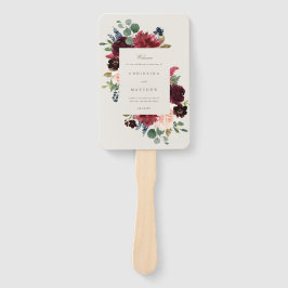 Herfst Elegance Trouwprogramma Fan Handwaaier
