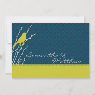 Herfst Elegance Wedding Invitation Card Kaart