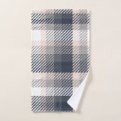 Herfst Elegant Gray & Taupe Modern Farmhouse Pset Bad Handdoek (Handdoek)