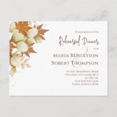 Herfst Elegant Greenery Briefkaart (Voorkant)