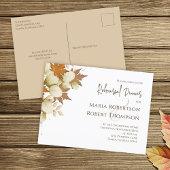 Herfst Elegant Greenery Briefkaart