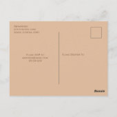Herfst Elegant Pumpkins Cute Briefkaart (Achterkant)