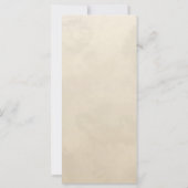 Herfst Elegante Minimalistische Wildflowers Weddin (Achterkant)