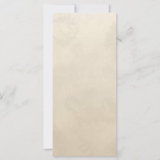 Herfst Elegante Minimalistische Wildflowers Weddin (Achterkant)