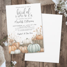 Herfst Elegante Pompoen Bruidsfeest