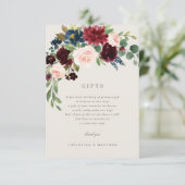 Herfst Elegantie Cadeaubon Kaart (Staand voorkant)