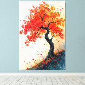 Herfst Elegantie Canvas Afdruk (Insitu (Houten vloer))