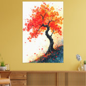 Herfst Elegantie Canvas Afdruk (Insitu (Woonkamer))