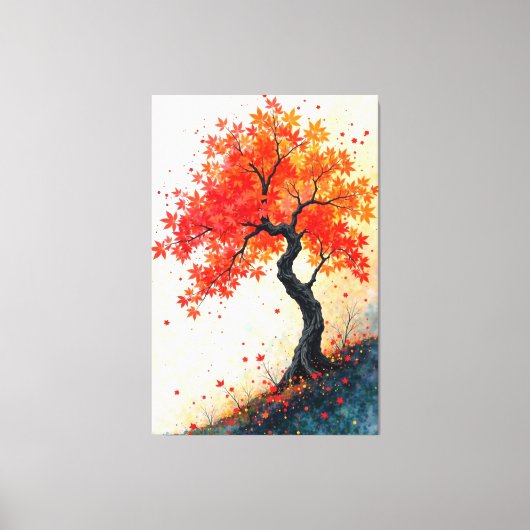 Herfst Elegantie Canvas Afdruk (Voorkant)