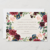 Herfst Elegantie Doopuitnodiging Kaart (Voorkant)