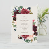 Herfst Elegantie Tafelnummer met Zitplaatsen (Staand voorkant)