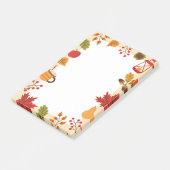 Herfst Elementen Nota's Post-it® Notes (Schuin)