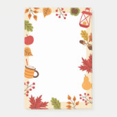 Herfst Elementen Nota's Post-it® Notes (Voorkant)