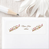 Herfst Elements, najaar aangepaste retourlabels Etiket (Insitu)