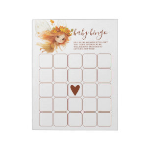 Herfst Elf Bos Baby Bingo Notitieblok