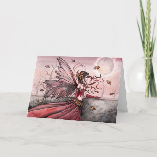 Herfst Elf Groetkaart van Molly Harrison Kaart (Voorkant)