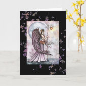 Herfst Elf Groetkaart van Molly Harrison Kaart (Gele Bloem)
