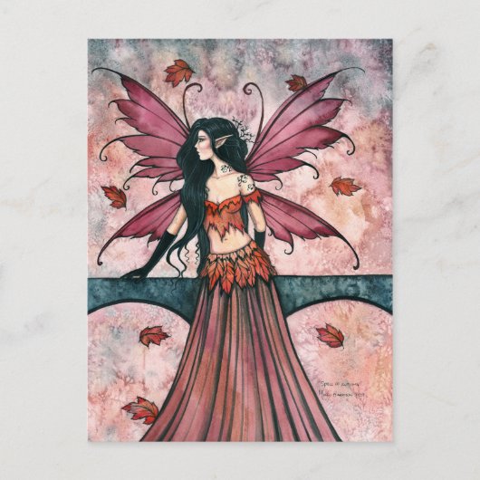 Herfst Elf Postkaart van Molly Harrison (Voorkant)