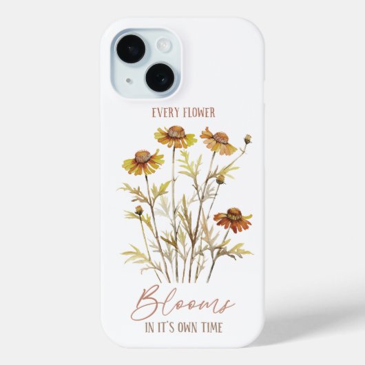 herfst | Elke bloem bloeit in zijn eigen tijd Case-Mate iPhone Case (Achterkant)