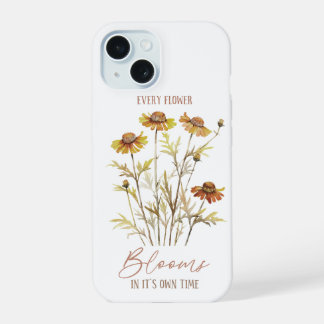herfst | Elke bloem bloeit in zijn eigen tijd iPhone 15 Case