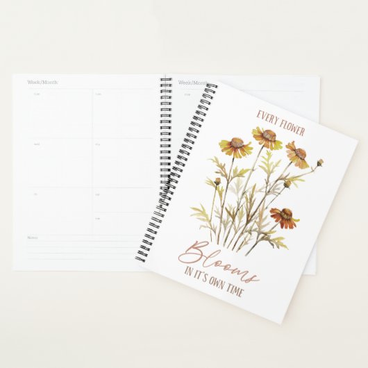 herfst | Elke bloem bloeit in zijn eigen tijd Planner (Display)