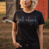 Herfst-eluja Trendy Minimalistische Herfst-Hallelu T-shirt