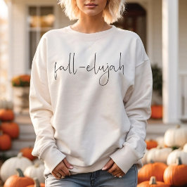 Herfst-eluja Trendy Minimalistische Herfst-Hallelu Trui