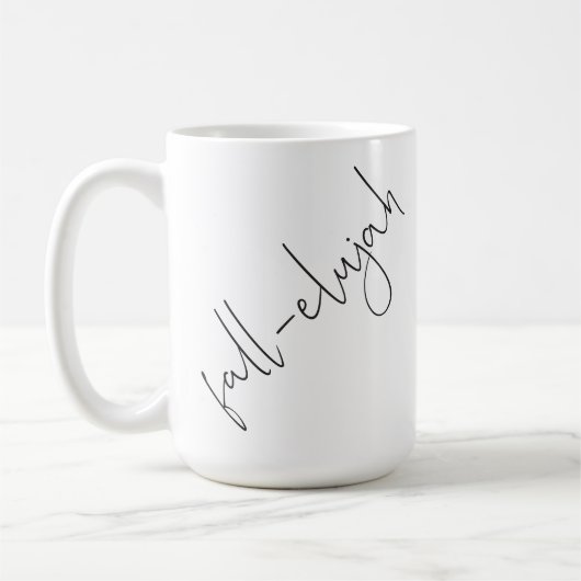 Herfst-elujah (Hallelujah Het is Herfst) Koffiemok (Links)