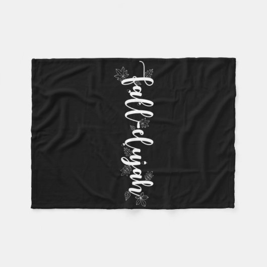 Herfst-elujah T-shirt Vrouwen Herfst Liefde Herfst Fleece Deken (Voorkant (Horizontaal))