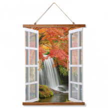 Herfst- en berglandschap