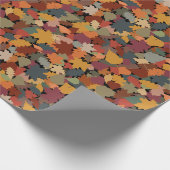 Herfst en bladeren cadeaupapier (Hoek)