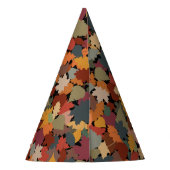 Herfst en bladeren feesthoedjes (Achterkant)