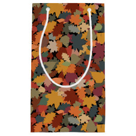 Herfst en bladeren klein cadeauzakje