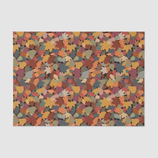 Herfst en bladeren tissuepapier (Voorkant)