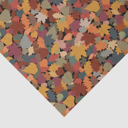 Herfst en bladeren tissuepapier (Detail)