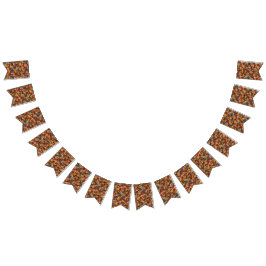 Herfst en bladeren vlaggetjes