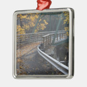 Herfst en brug over de Millers Metalen Ornament (Links)